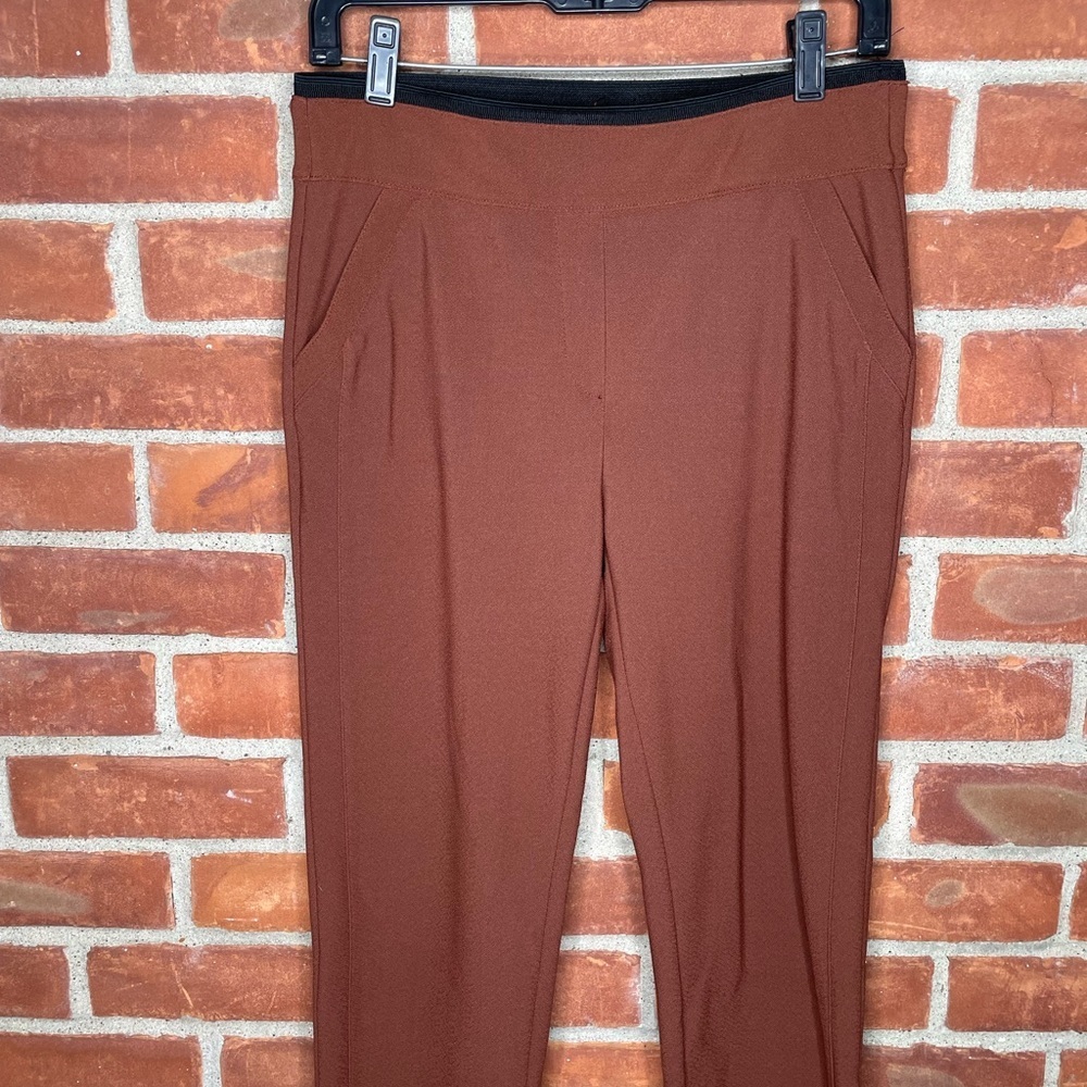 Olive Green rust colored tapered pants